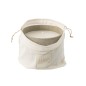 Vase rond en céramique blanche 21x10x29.5 cm
